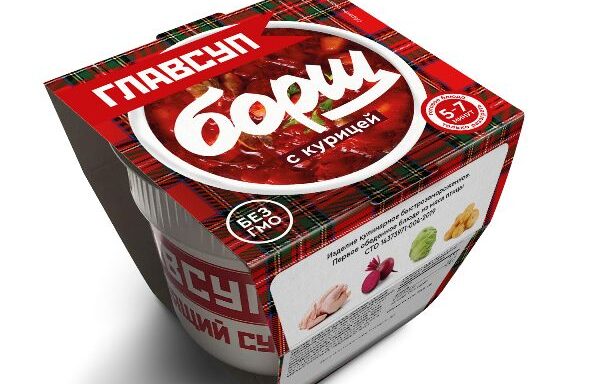 Борщ с курицей