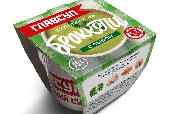 Суп-пюре из брокколи с сыром