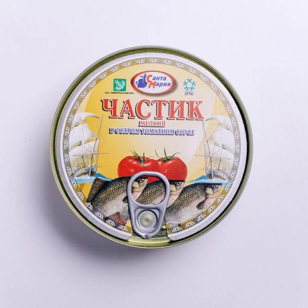 Частик мелкий в остром томатном соусе